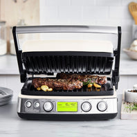 GreenPan Elite 7-in-1 Multi-Function Contact  Grill & Griddle, Cloud Cream