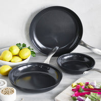 GreenPan Black Pro 3pc Frypan Set