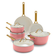 GreenPan Reserve 10 Piece Cookware Set, Coral