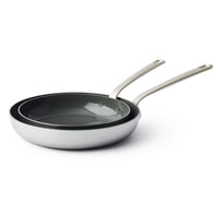 GreenPan Craft Steel 9.5" and 11" Frypan Set