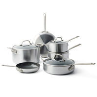 GreenPan Craft Steel 10 Piece Cookware Set