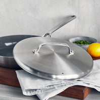 GP5 5-Ply Stainless Steel 12" Frypan with Lid