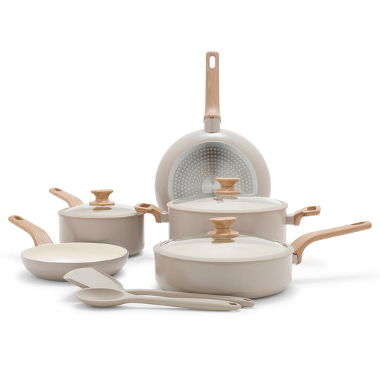 GreenPan Essence 10 Piece Set - Taupe
