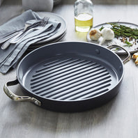 Valencia Pro Ceramic Nonstick 11" Round Grill Pan