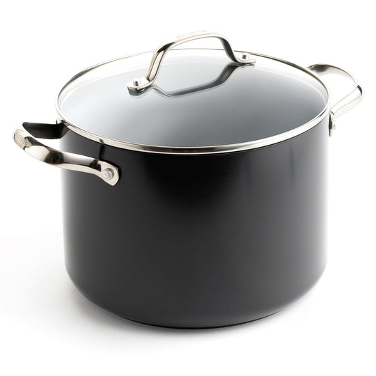 Valencia Pro Ceramic Nonstick 8-Quart Saucepan Stockpot with Lid